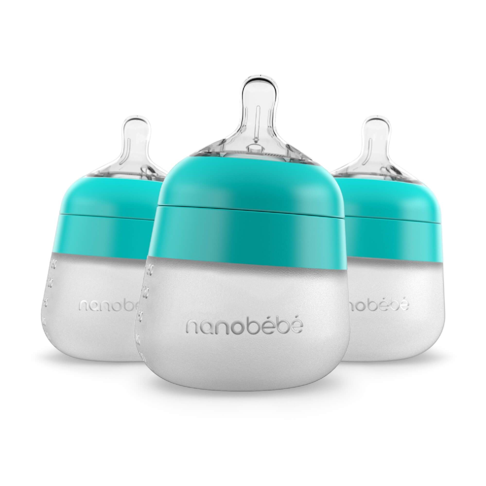 Nanobébé US Flexy Silicone Baby Bottle - 5oz & 9oz by Nanobébé US