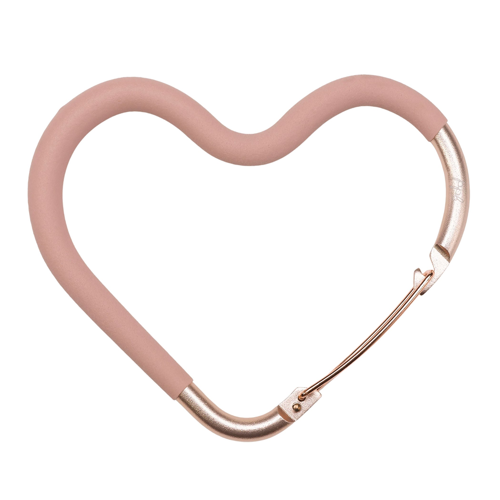 Petunia Pickle Bottom Oh My Heart Universal Stroller Hook in Blush/Rose Gold