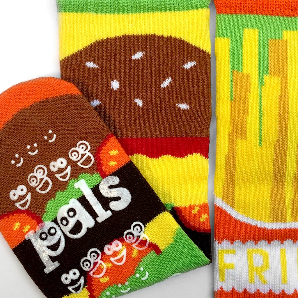 Burger & Fries Kids Socks