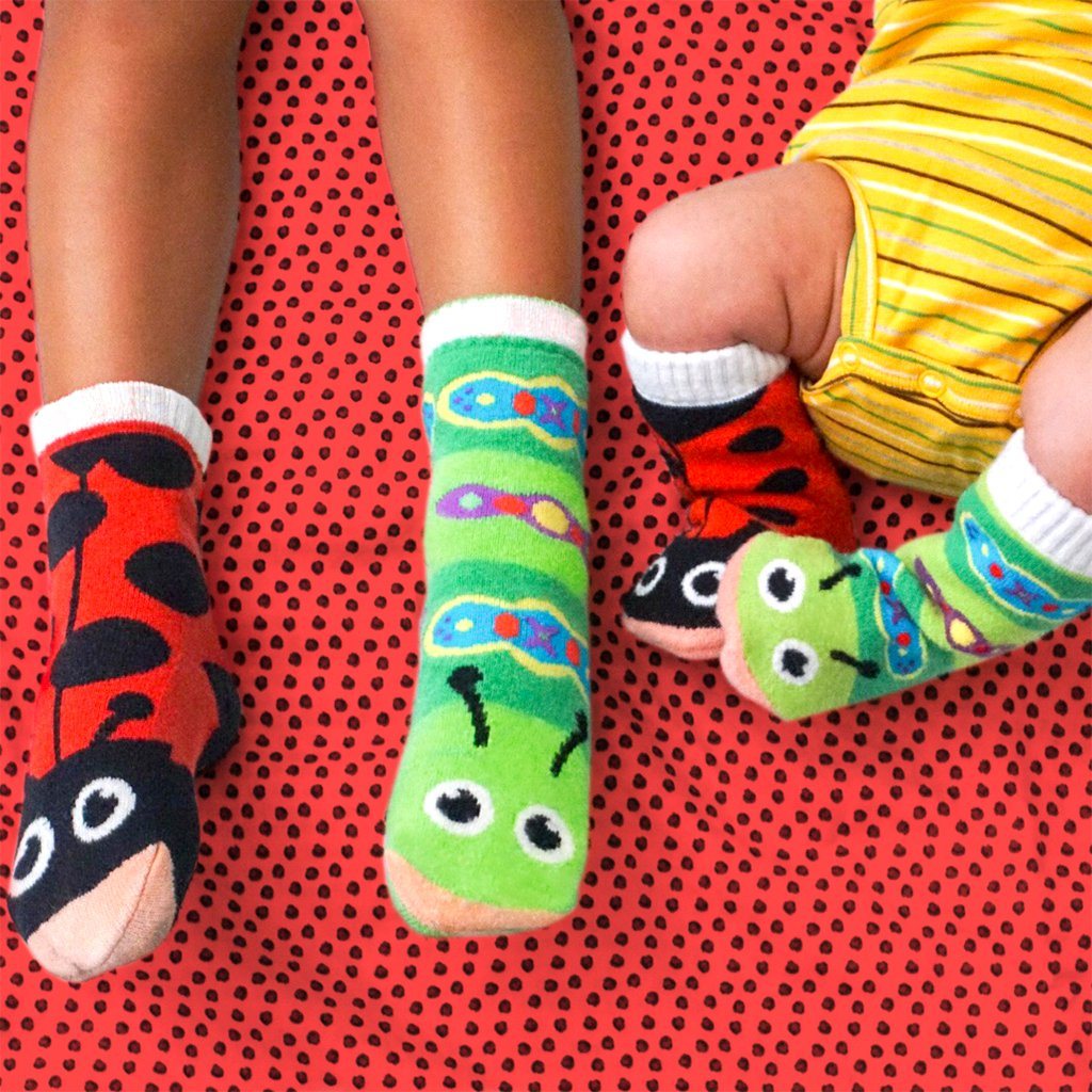Ladybug & Caterpillar Kids Socks