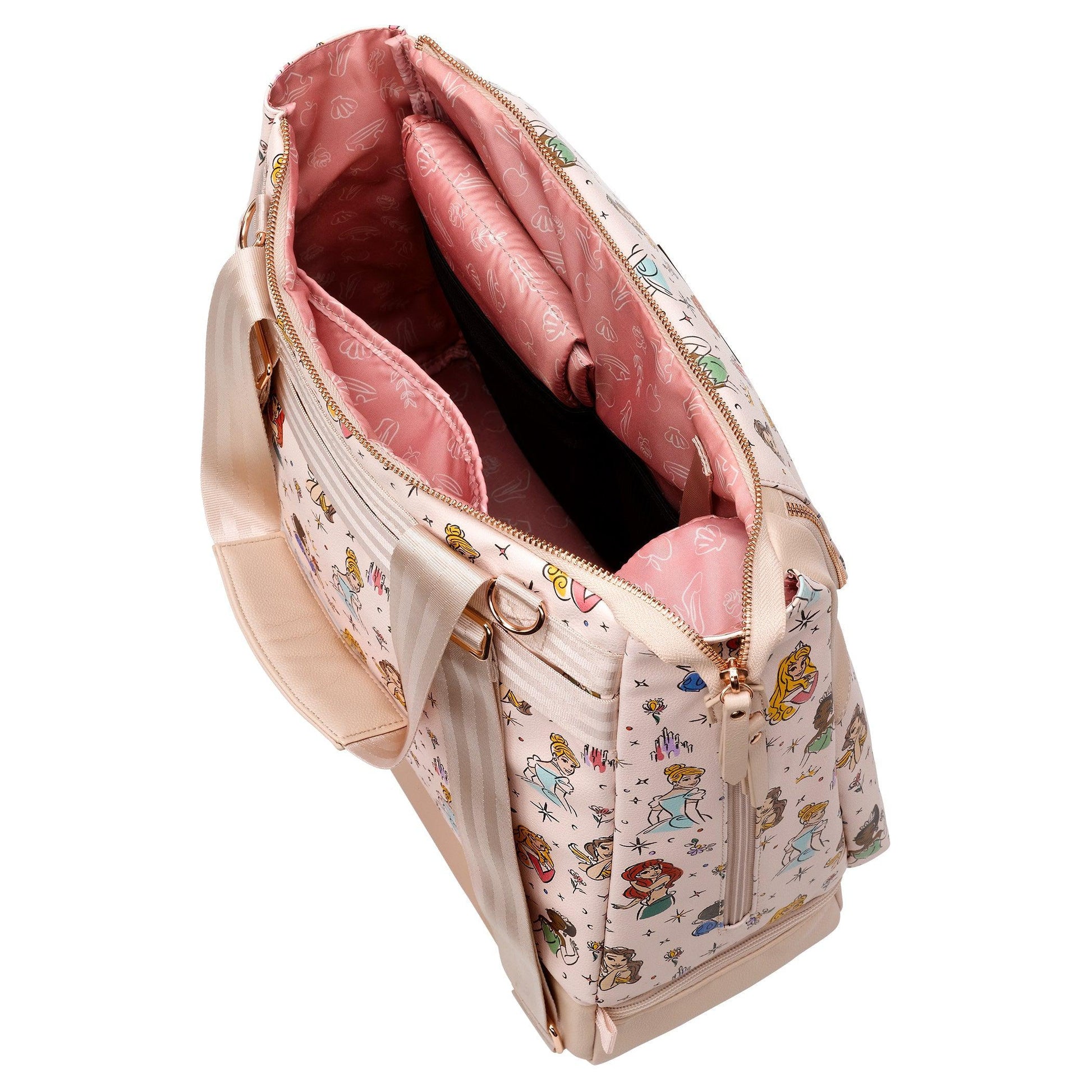 Petunia Pickle Bottom Convertible Tote Backpack Pivot Pack in Disney Princess Totes