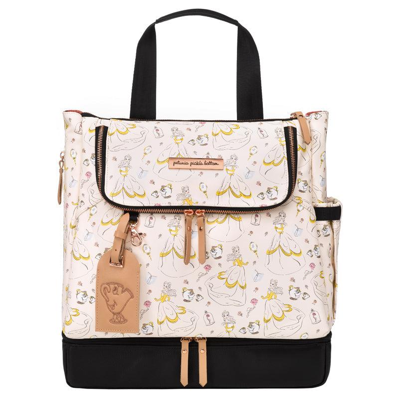 Petunia Pickle Bottom Convertible Tote Backpack Pivot Pack in Whimsical Belle