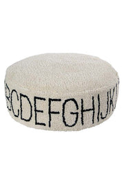 Pouf Abc Natural - Black  - ABC