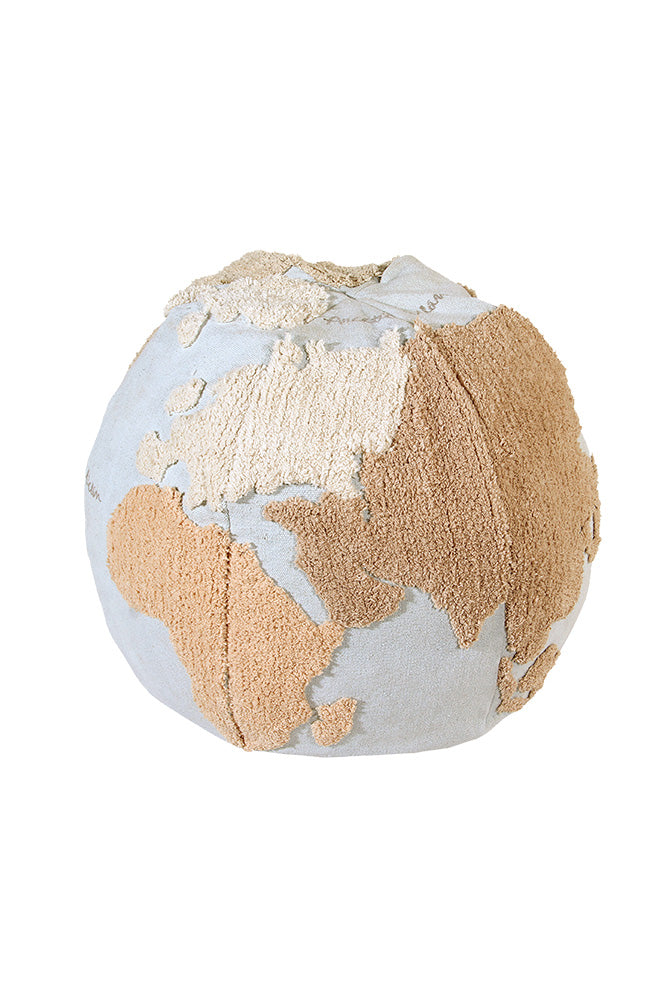 Pouf World Map  - Back-to-School