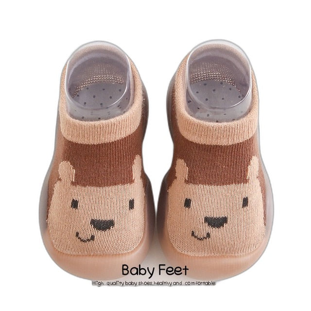 Animal Sock Shoes - Brown Bear