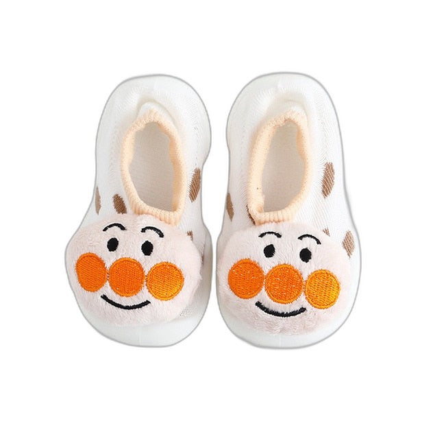 Baby Doll Sock Shoes - Funny Face