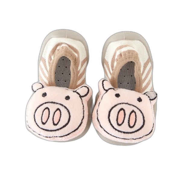 Baby Doll Sock Shoes - Silly Piggy