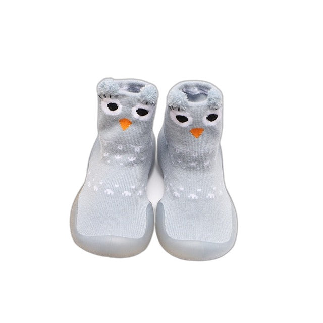 Animal Long Shoe Socks - Owl