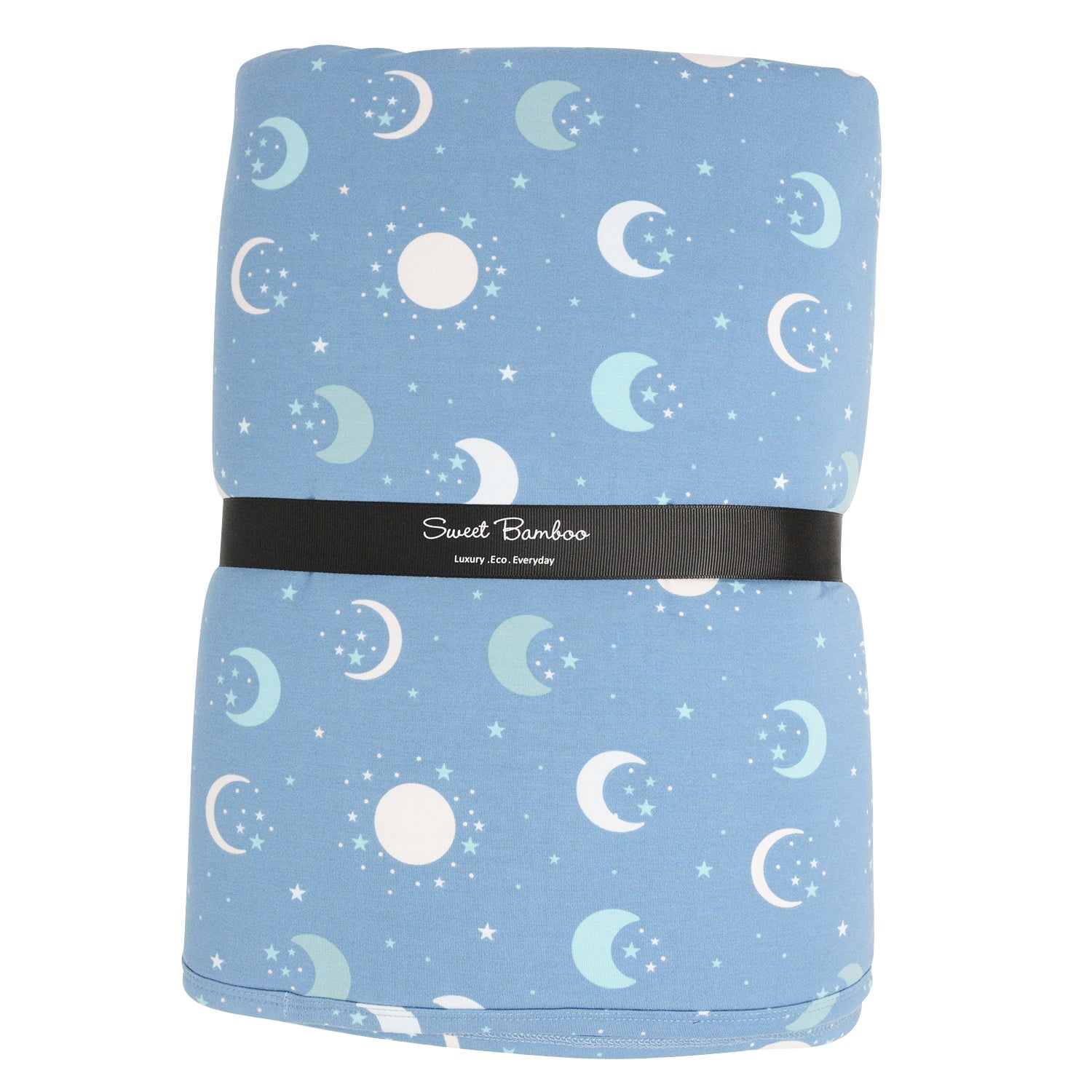Quilted Blanket - 80 X 60 - Blue Moon