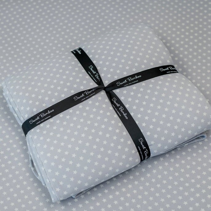 Quilted Blanket - Stars Grey