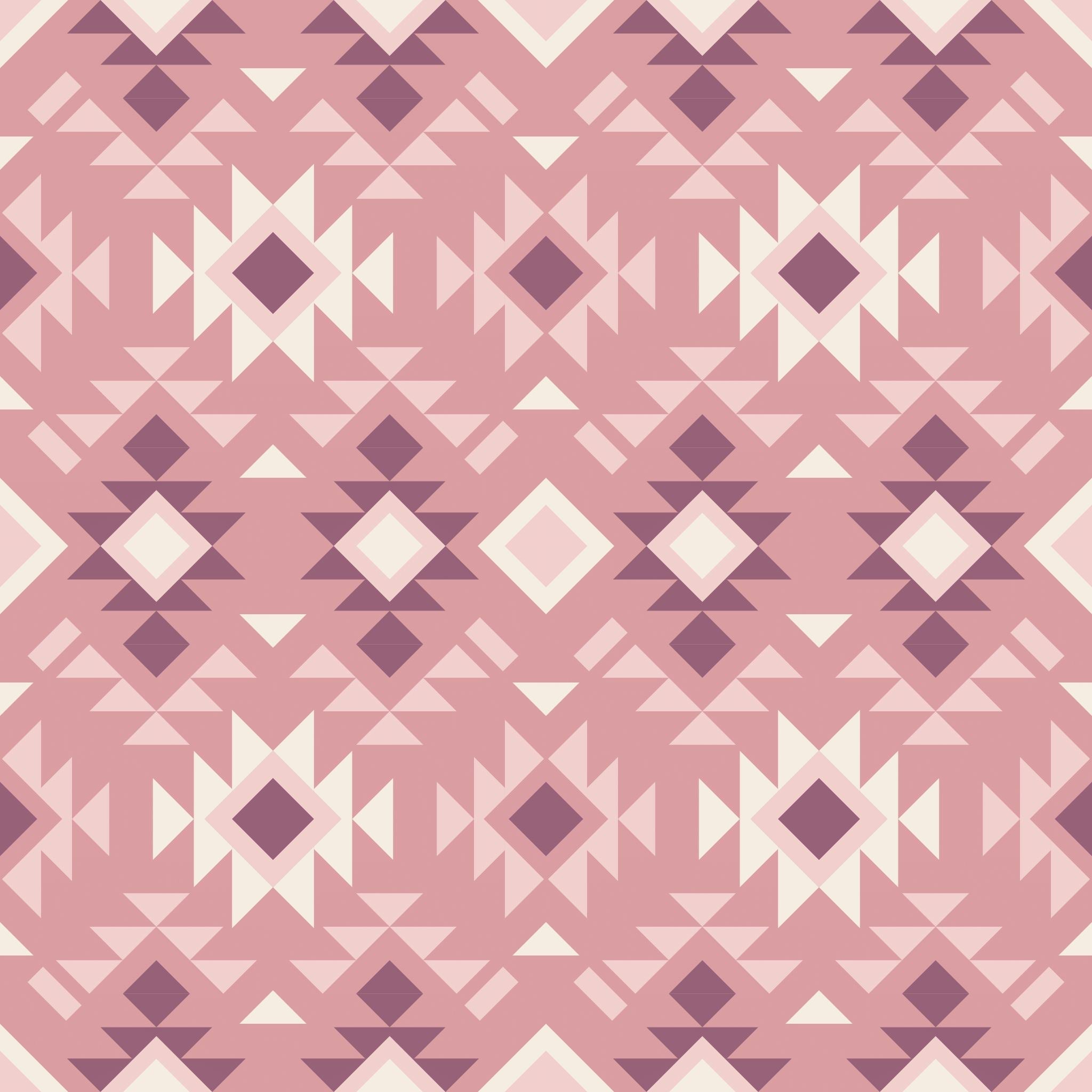 Quilted Blanket - Aztec Pink