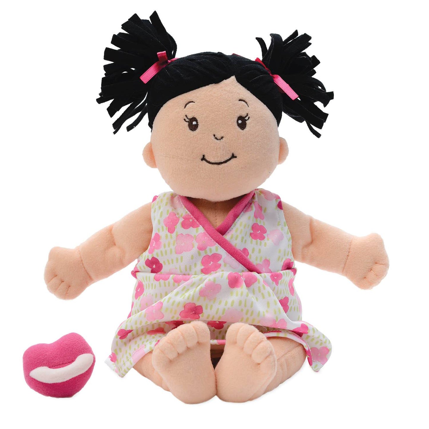 Manhattan Toy Baby Stella Peach Doll with Black Hair Dolls