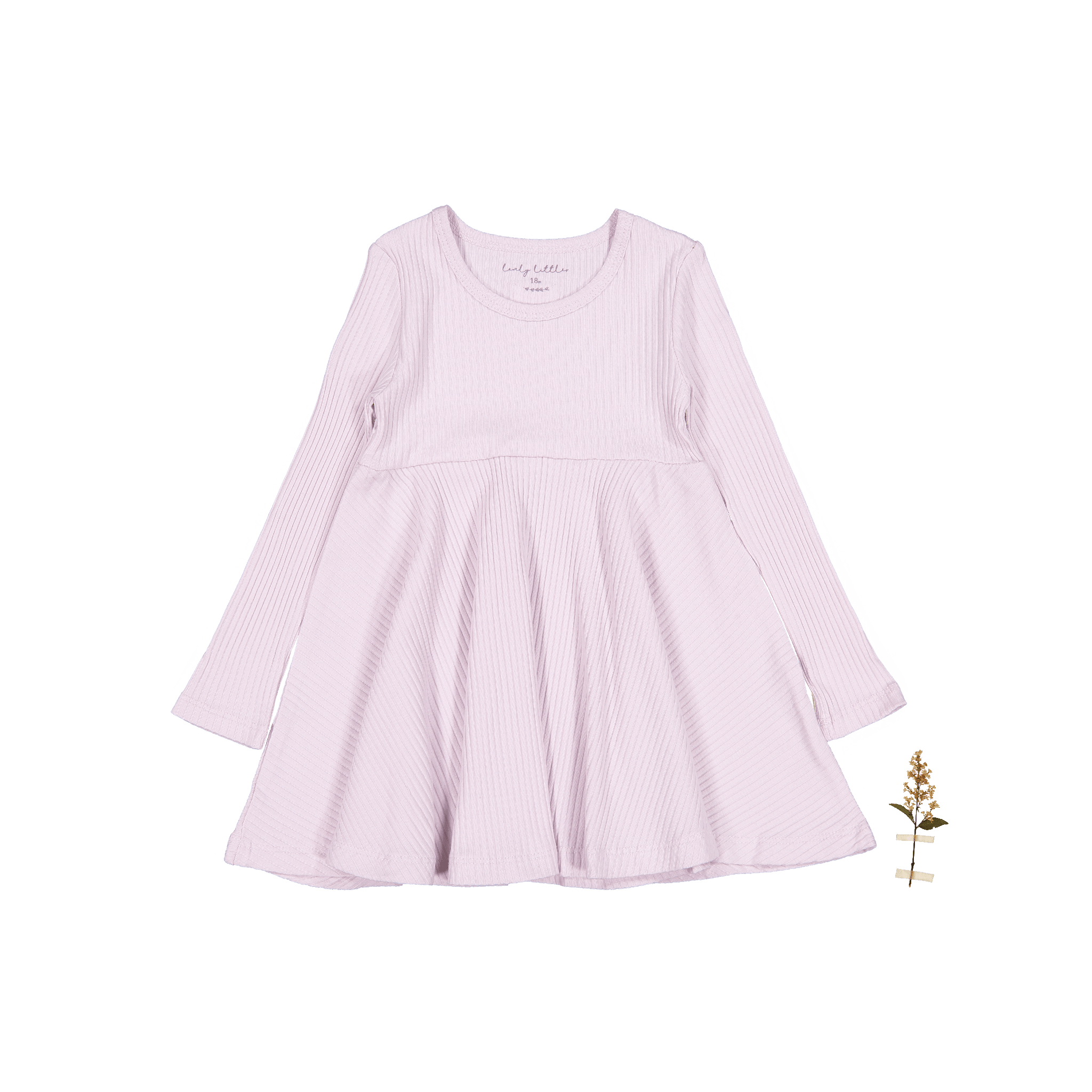 The Long Sleeve Dress - Lilac
