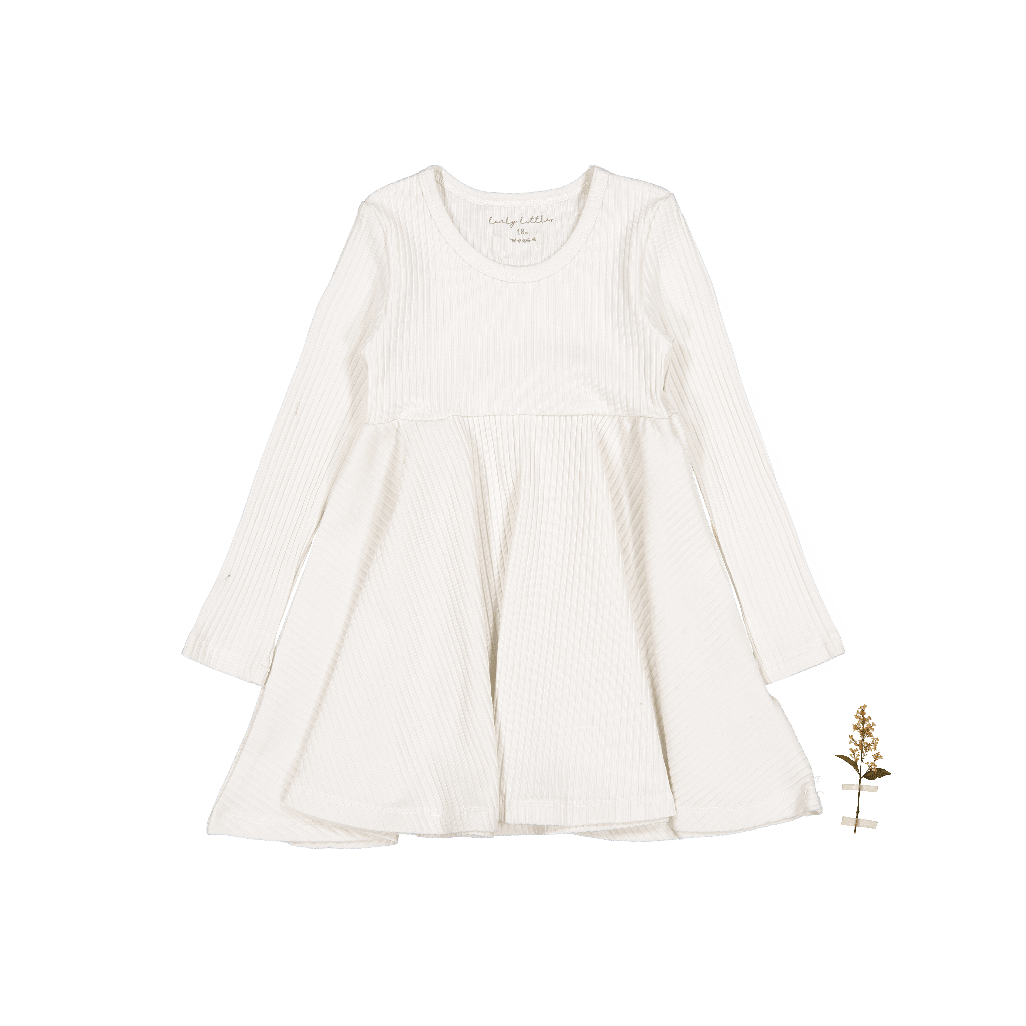 The Long Sleeve Dress - Pearl