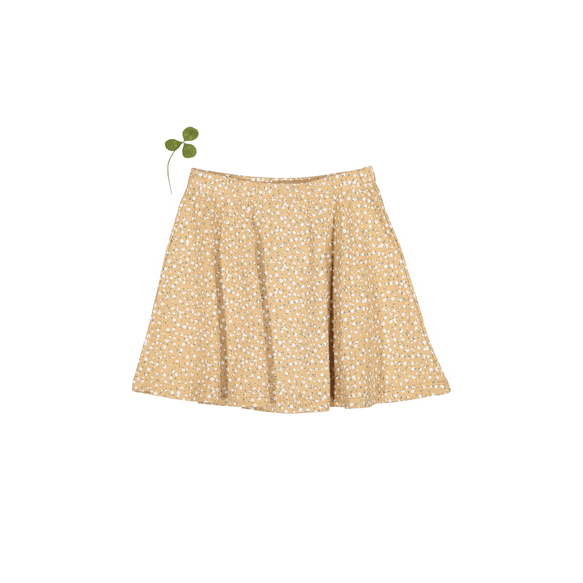 The Printed Skirt - Tan Bud
