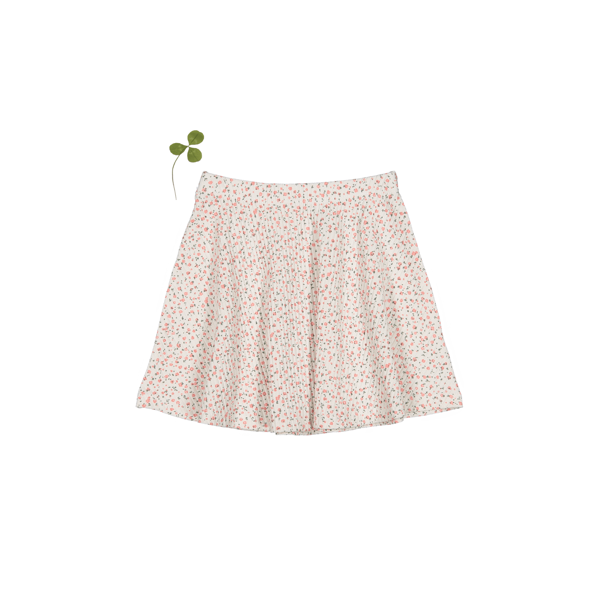 The Printed Skirt - Pearl Bud