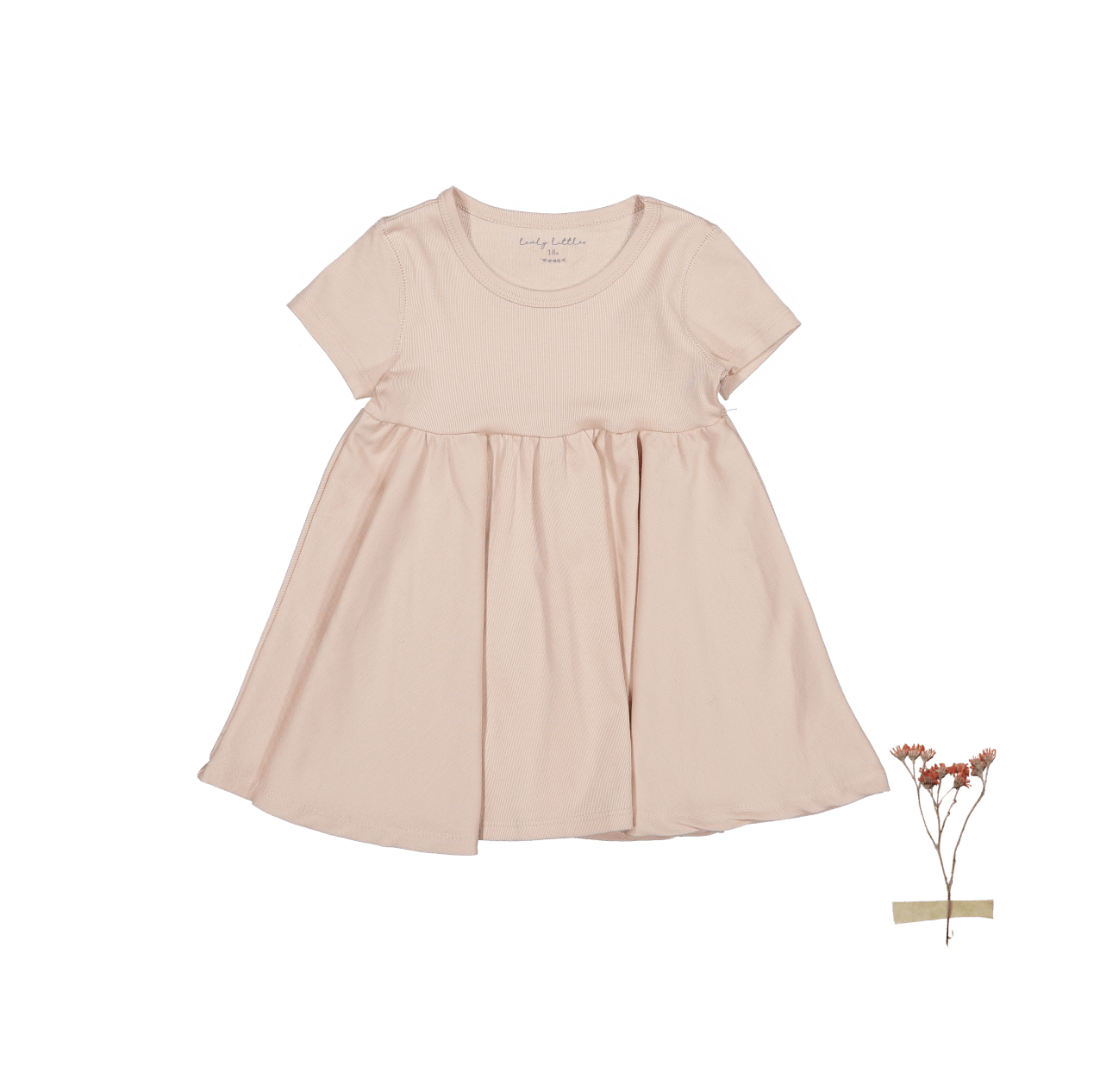 The Short Sleeve Dress - Blush