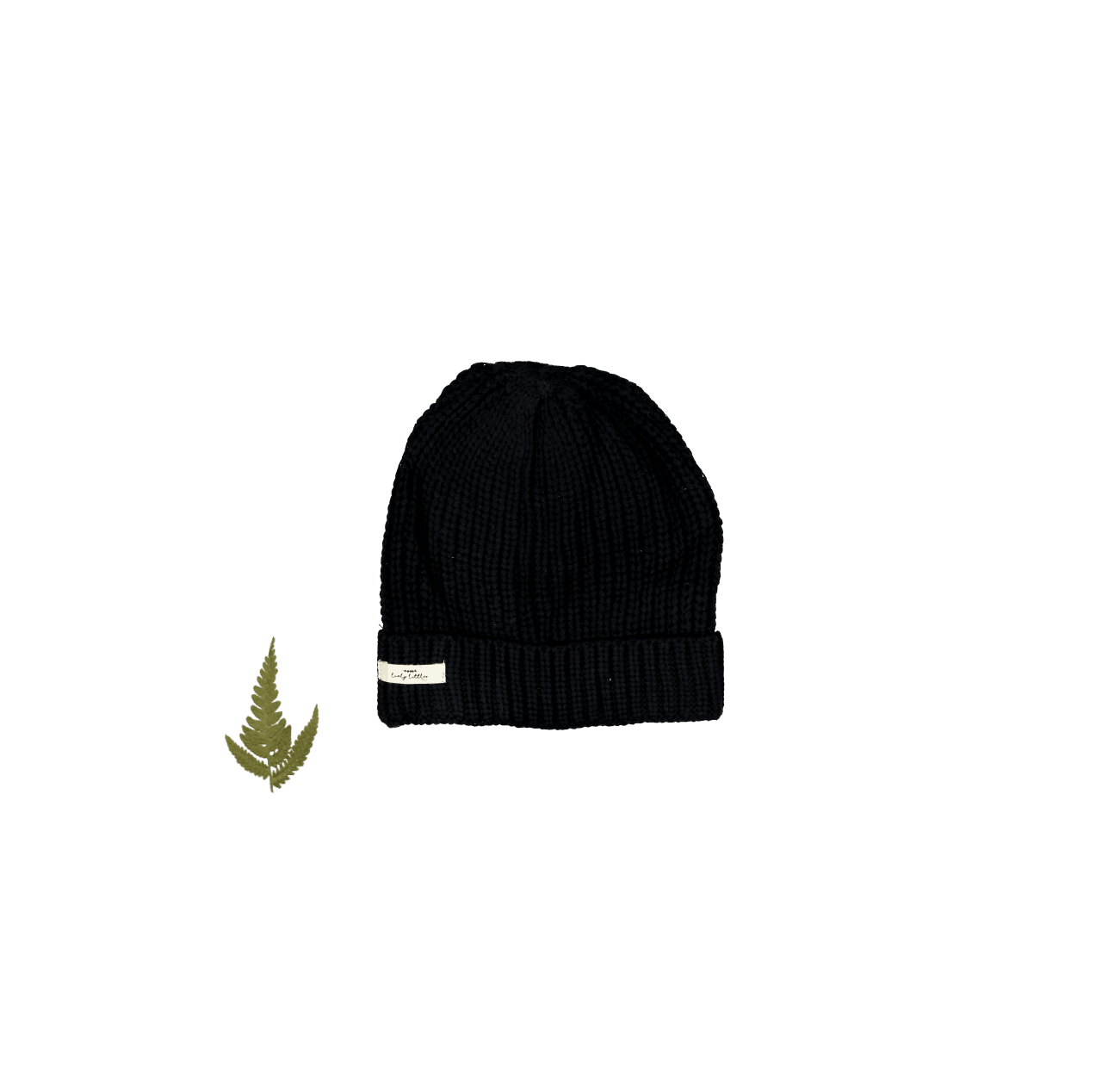 The Chunky Knit Hat - Black