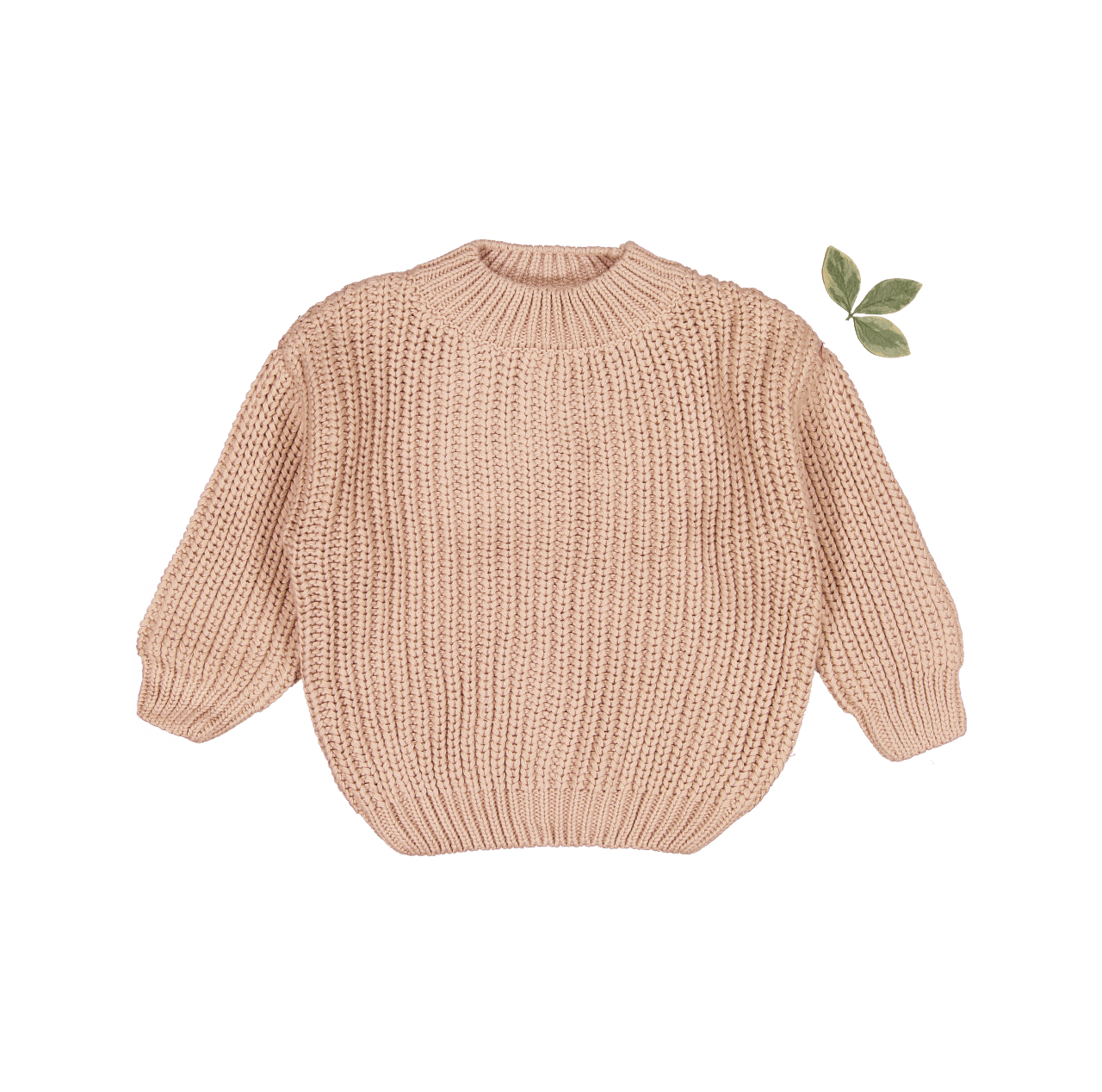 The Chunky Knit Sweater - Blush