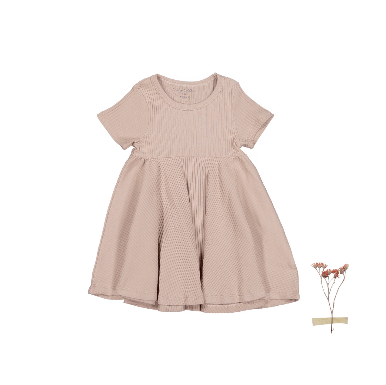 The Short Sleeve Dress - Mauve