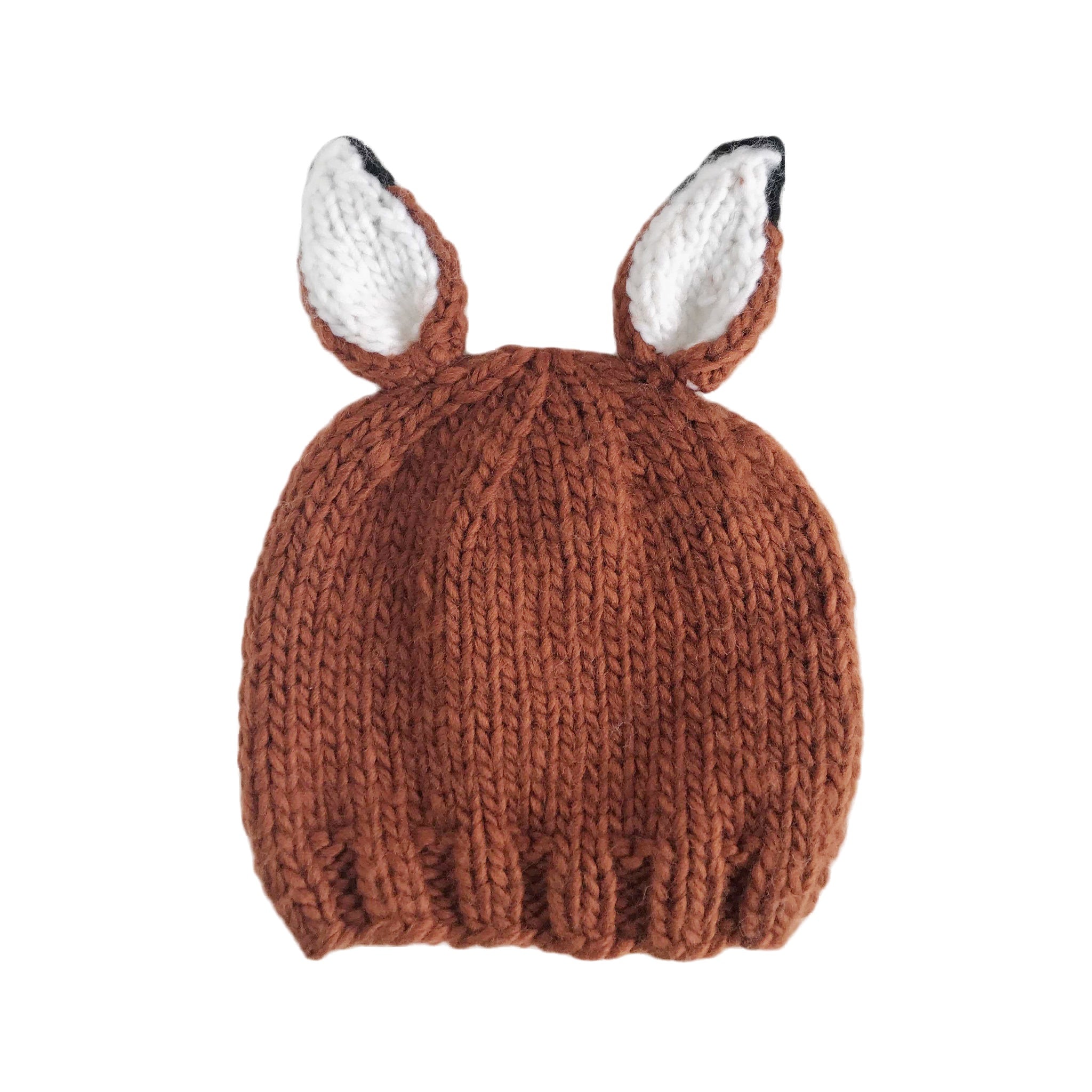 The Blueberry Hill Rusty Fox Knit Hat, Cinnamon