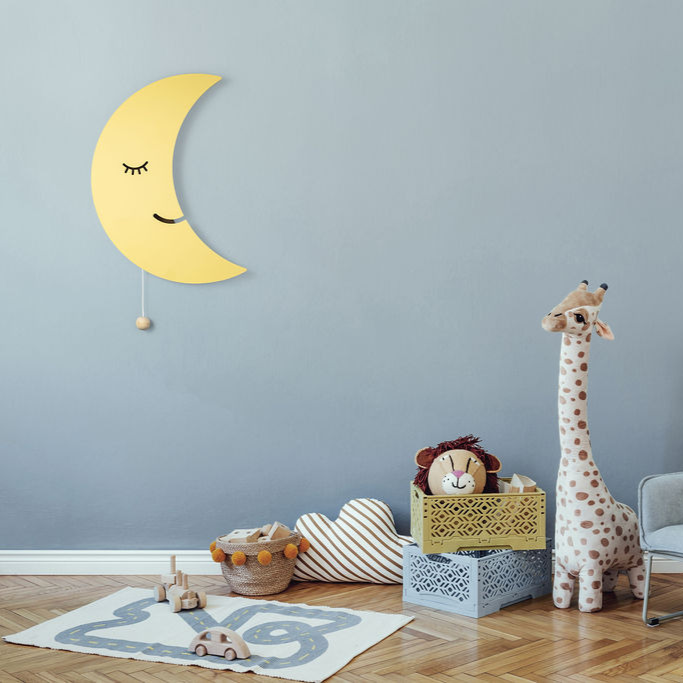 LumiDreams Wall Light - Kid's Decor Nightlight Moon