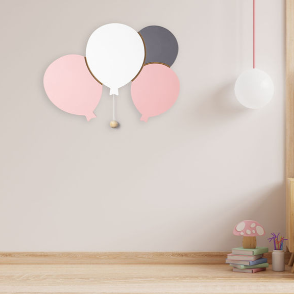 LumiDreams Wall Light - Kid's Decor Nightlight Balloons