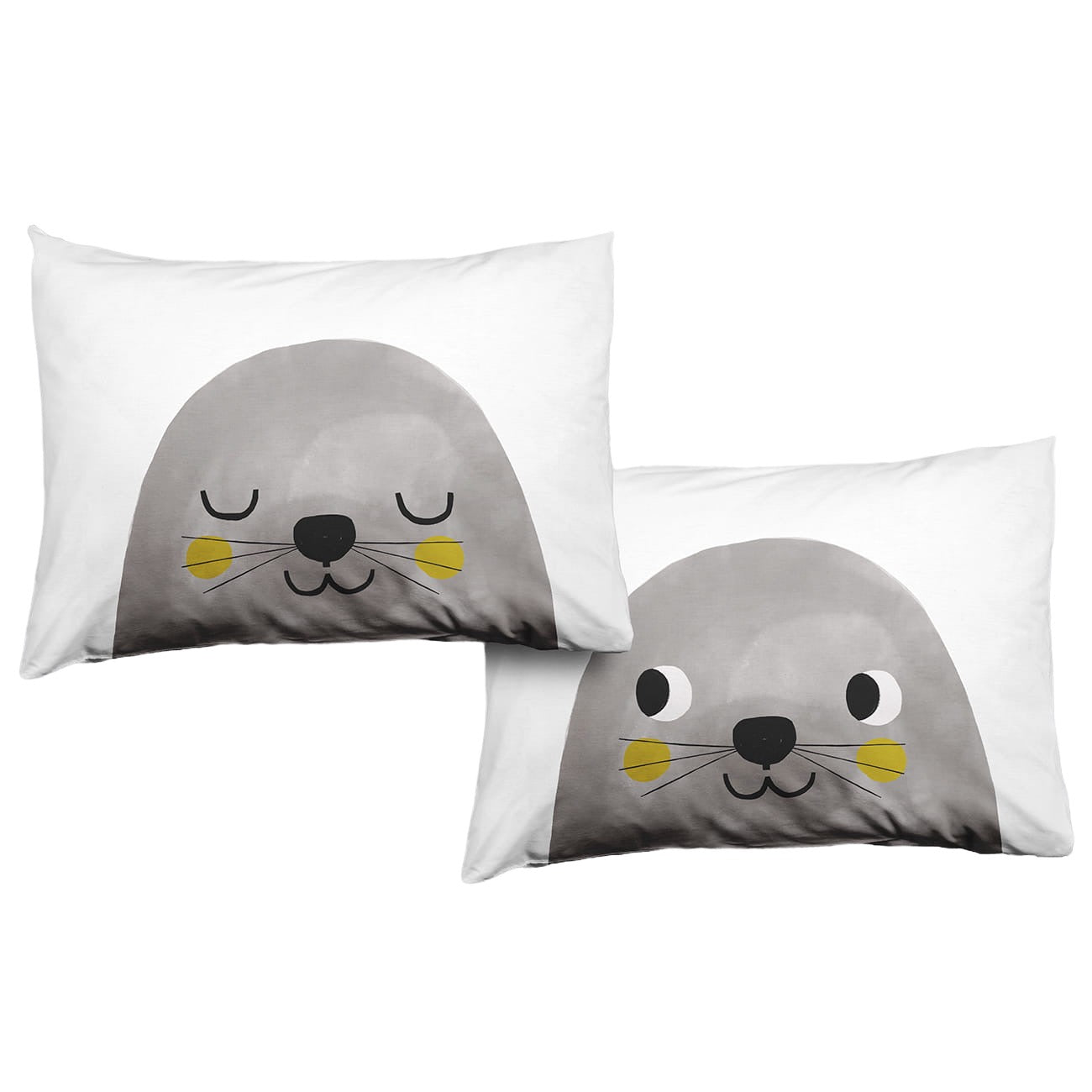 2-pack Seal Standard Size Pillowcases