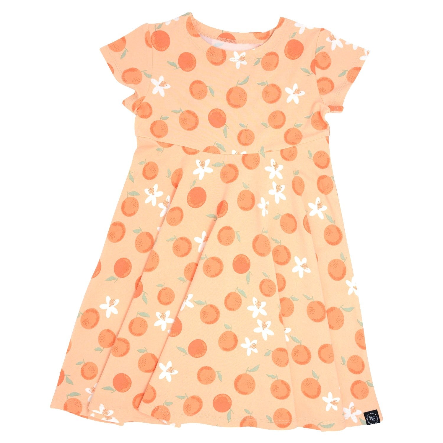 Swirly Girl Short Sleeve Dress - Sweetie