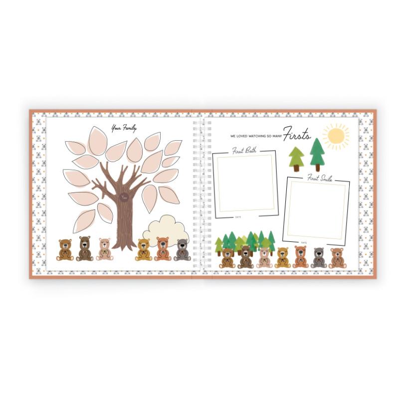 Lucy Darling Teddy Bears' Picnic Luxury Memory Baby Book Memory Books