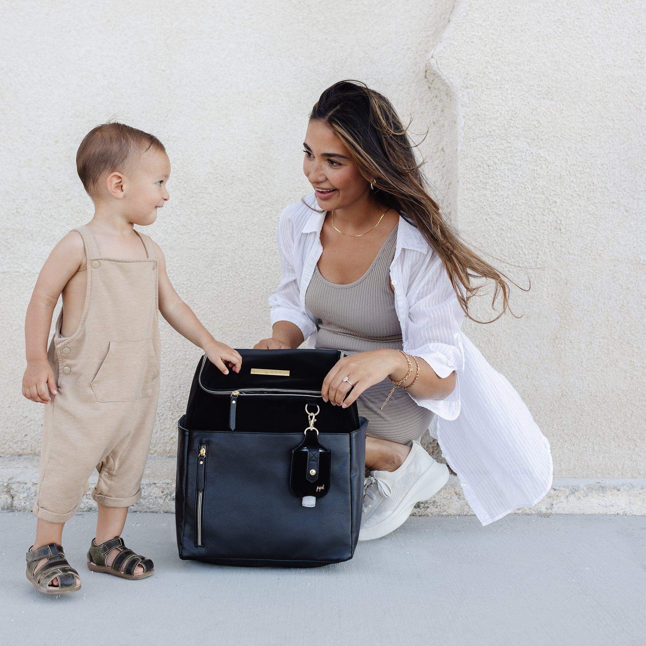 Tempo Backpack Diaper Bag in Twilight Black