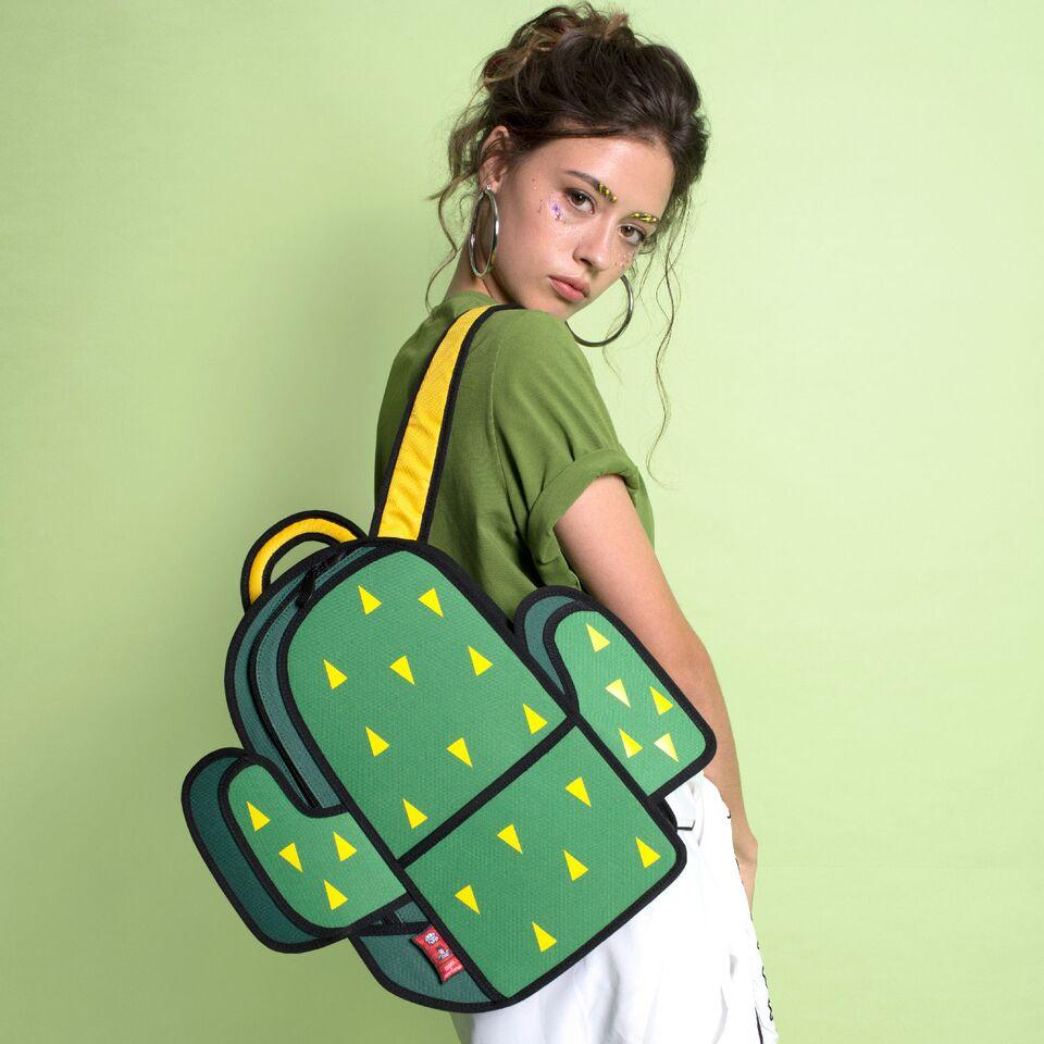 Jump From Paper Pop Art Cactus Backpack School Backpacks