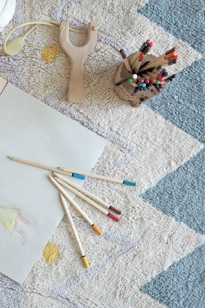 Washable Rug Azteca Vintage Blue  - Azteca