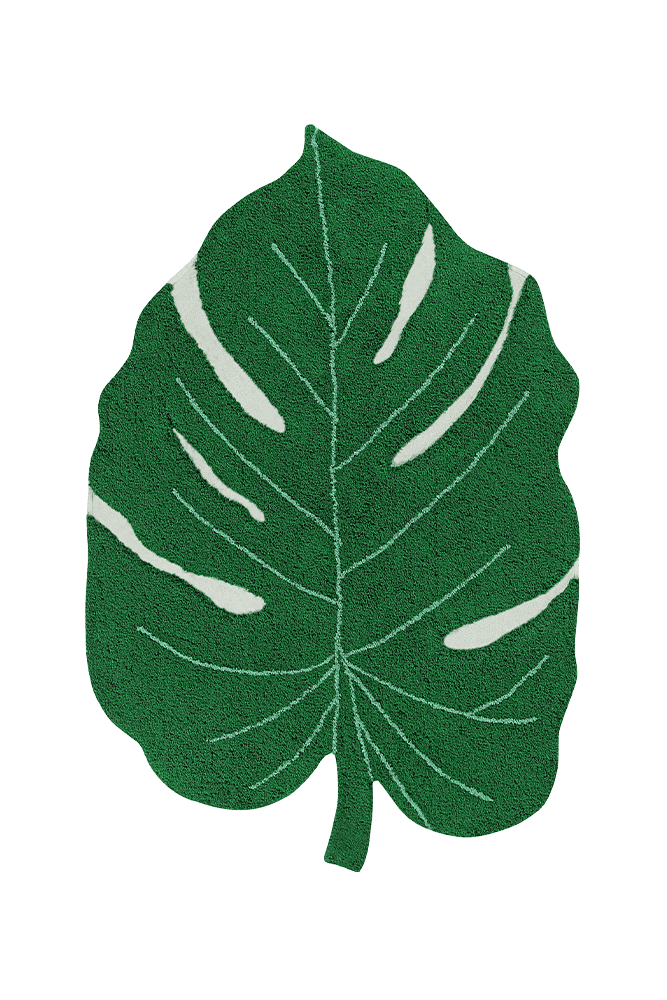 Washable Rug Monstera Leaf  - Plants