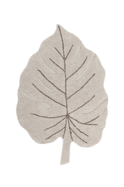 Washable Rug Monstera Natural  - Re Edition + Plants