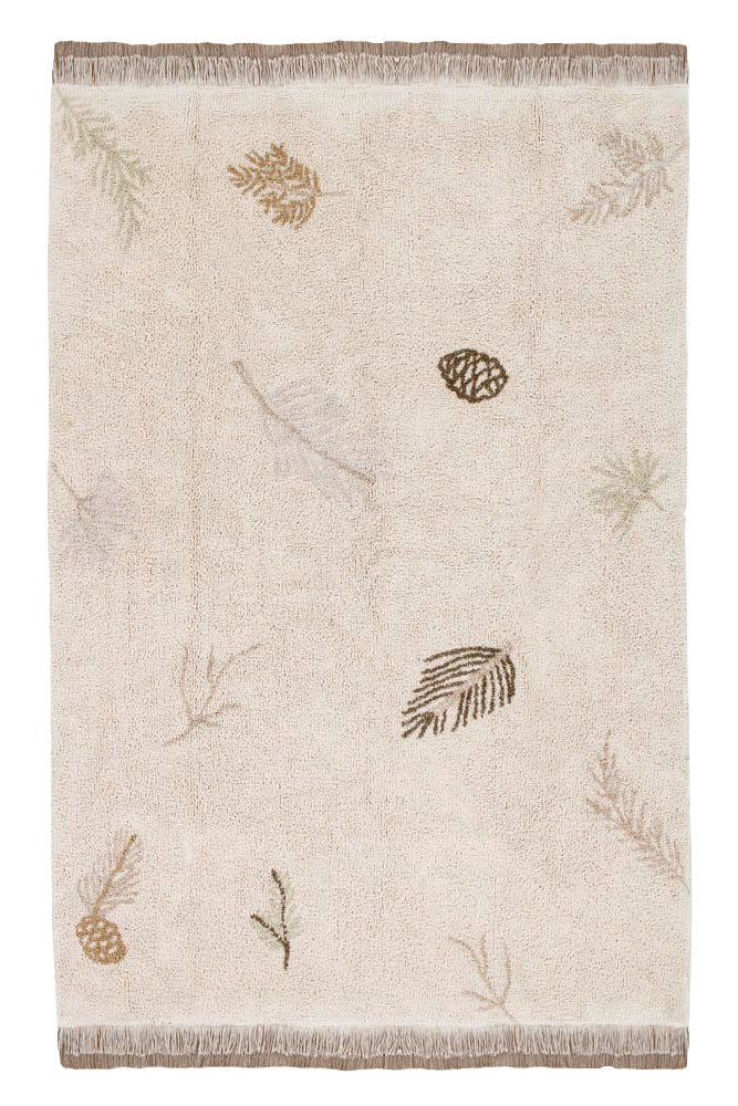 Washable Rug Pine Forest  - Cotton Woods