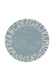 Washable Rug Abc Natural - Vintage Blue  - ABC