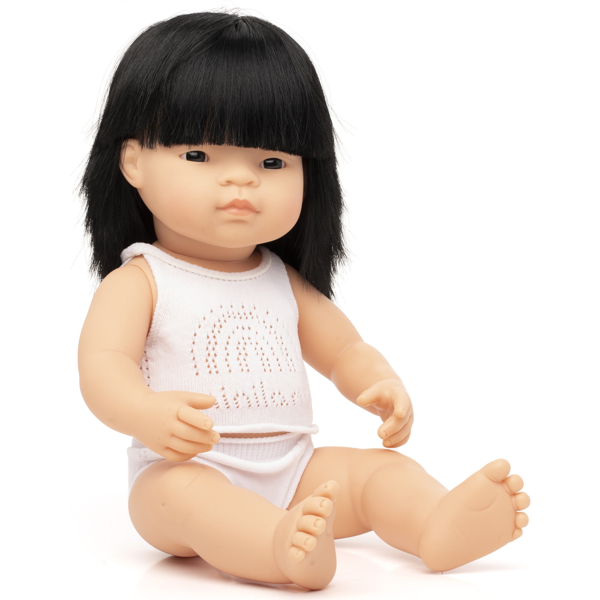 Miniland Baby Doll Asian Girl 15" Dolls