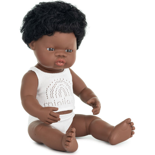 Miniland Baby Doll African Boy 15" Dolls