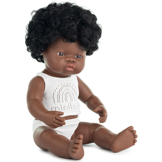 Miniland Baby Doll African Girl 15" Dolls